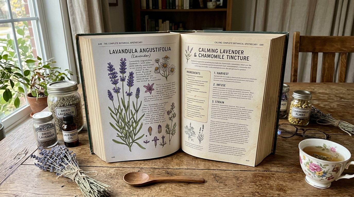 Grandma Aiko's Master Apothecary Book Spread