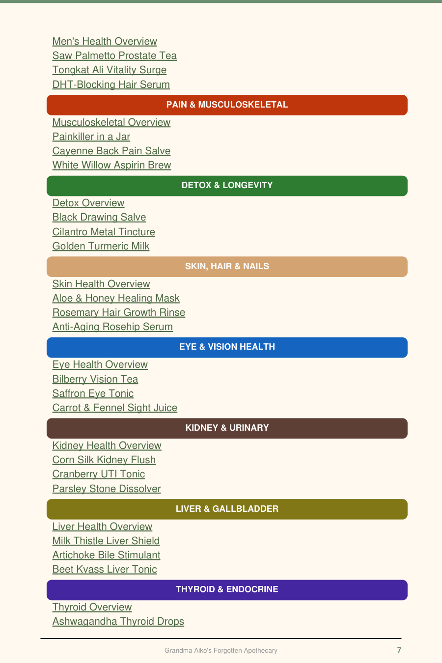 Clickable Master TOC